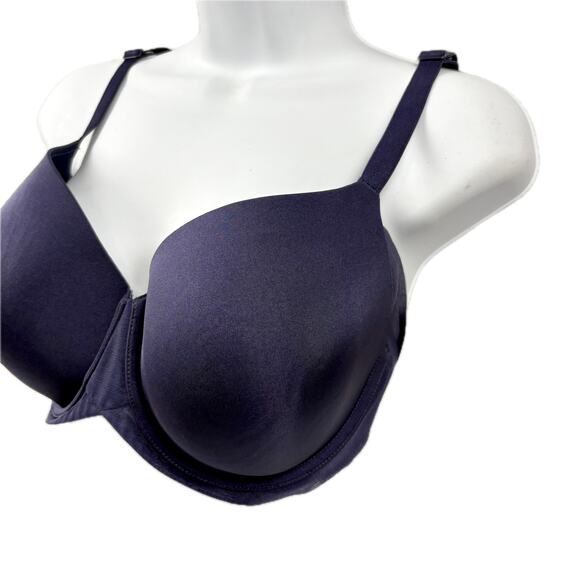 WACOAL 34DDD Ultimate Side Smoother Underwire T-Shirt Bra 853281 Eclipse Blue - Picture 12 of 16